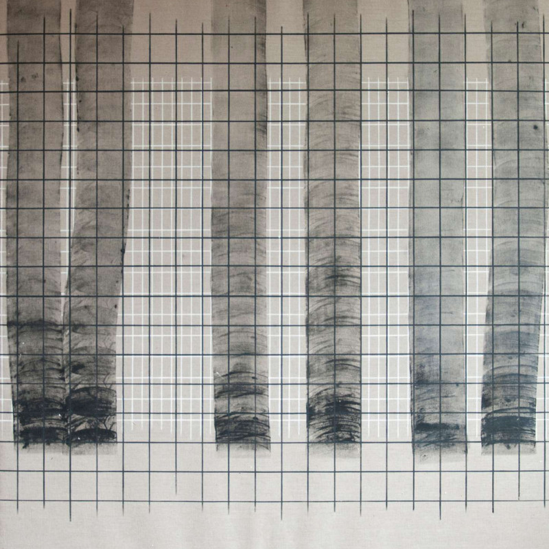 Vít Jonáš, cyklus In - Out: 210 x 190cm, akryl na plátně, 2014