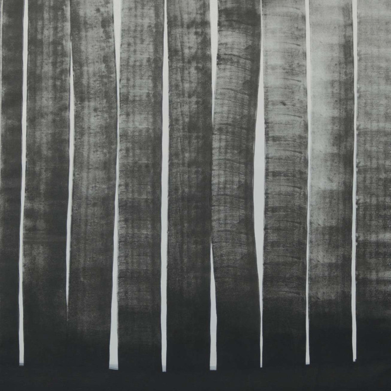 Vít Jonáš, cyklus In - Out: Stromořadí, 205 x 170cm, akryl na plátně, 2013