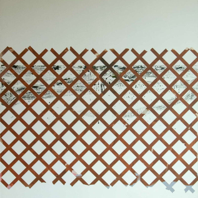Vít Jonáš, cyklus In - Out: 205 x 170cm, akryl na plátně, 2014