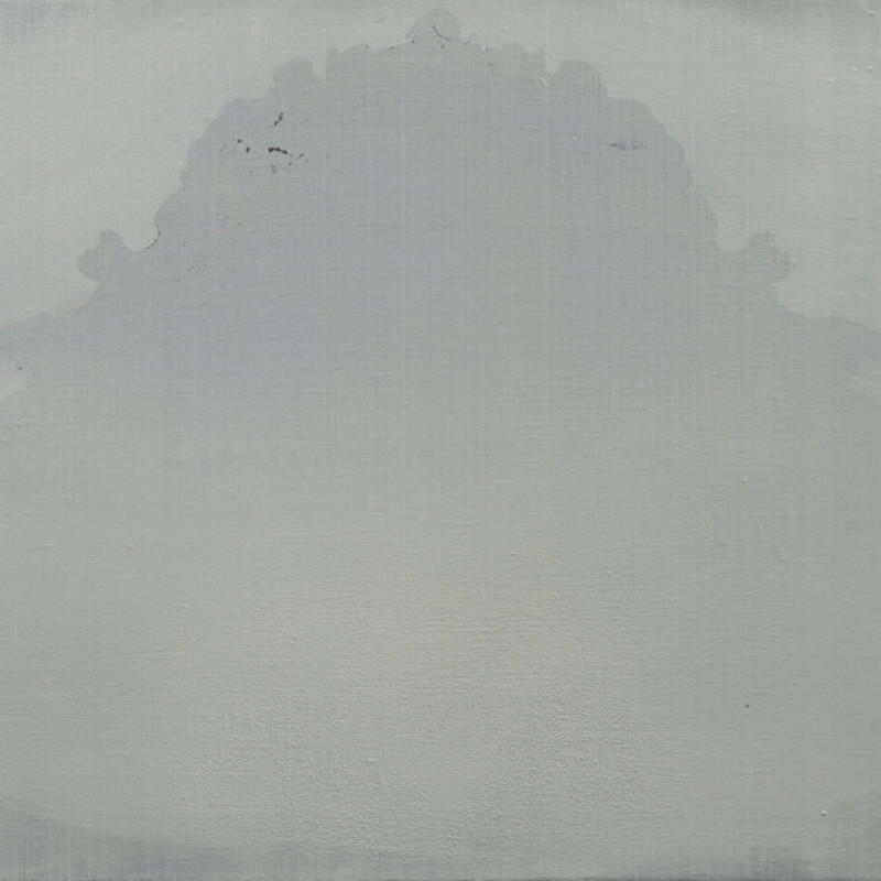 Vít Jonáš, cyklus Karasaki: Mlha, 50 x 60cm, akryl na plátně, 2018