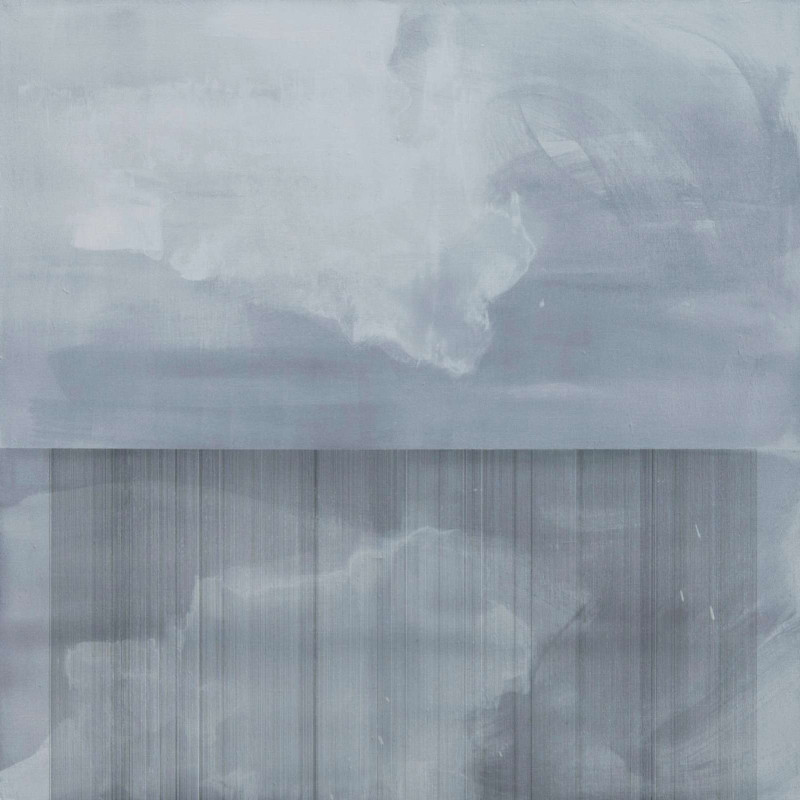 Vít Jonáš, cyklus Linescapes: 95 x 95cm, kombinovaná technika, plátno, 2015