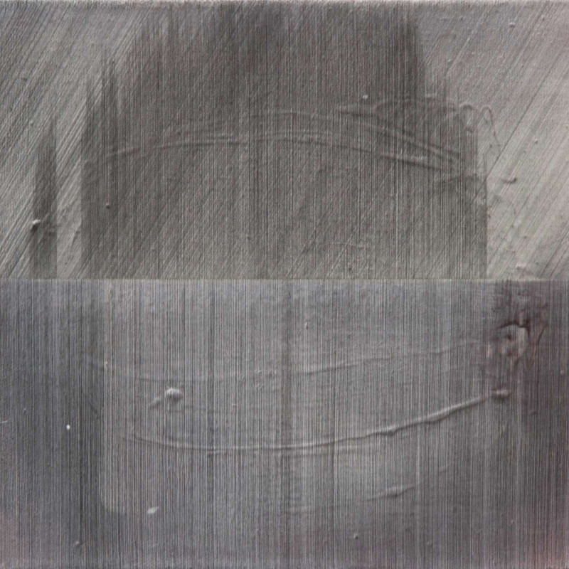 Vít Jonáš, cyklus Linescapes: Lesík, 25 x 25cm, akryl a tuha na plátně, 2012