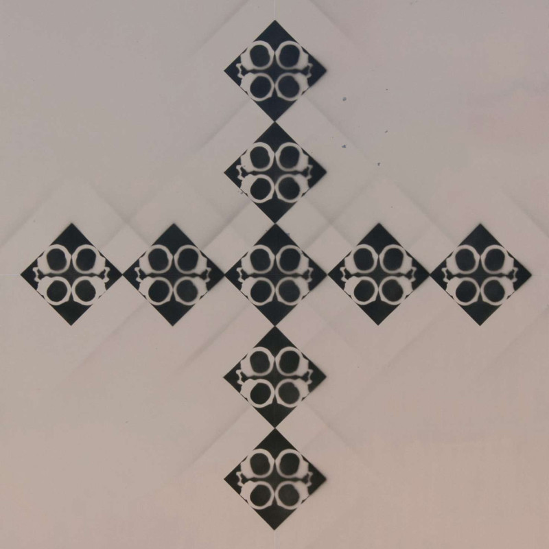 Vít Jonáš, cyklus Loos: 140 x 130cm, sprej na plátně, 2013