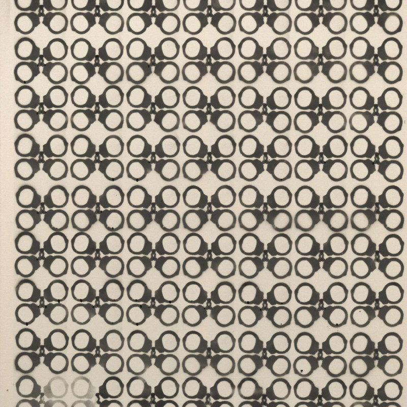 Vít Jonáš, cyklus Loos: 140 x 130cm, sprej na plátně, 2013