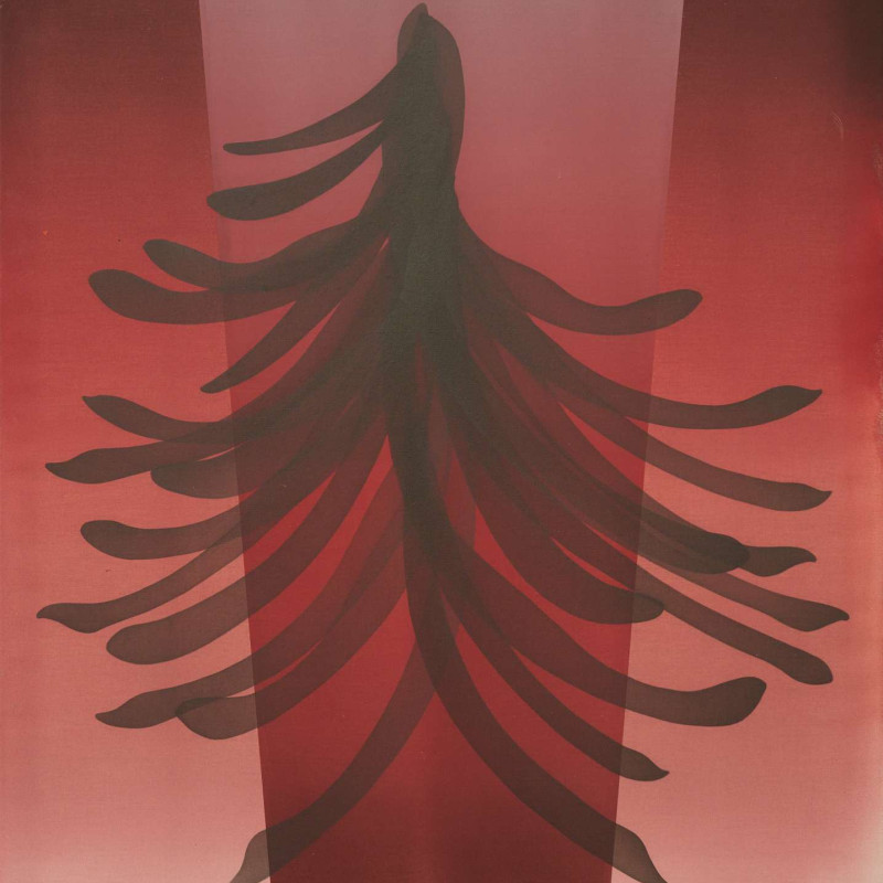 Vít Jonáš, cyklus Skelety: 100 x 90cm, akryl a grafit na plátně, 2025
